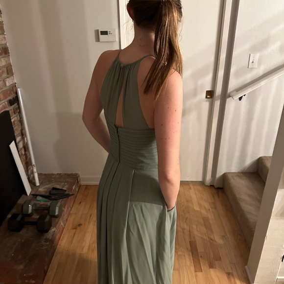 Kennedy Blue Milly bridesmaid dress in Moss color - Picture 8 of 8